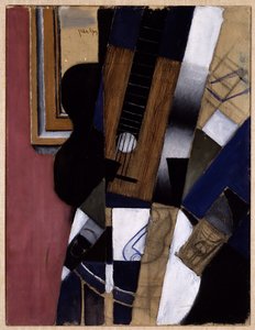 Guitar and Pipe by Juan Gris