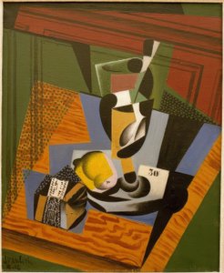 The Packet of Tobacco by Juan Gris