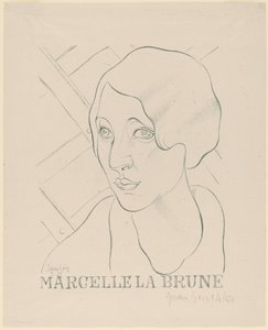 Marcelle the Brunette by Juan Gris