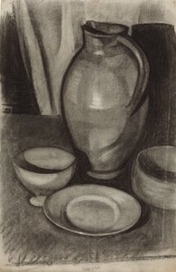 Still Life with a Jug by Juan Gris