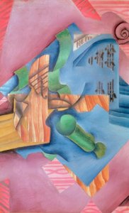 Violin and Glass (Still Life) by Juan Gris