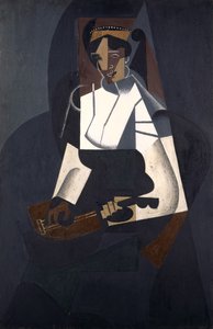 Woman with Mandolin, after Corot, 1916