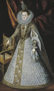 Portrait of Margarita of Austria 1584-1611 by Juan Pantoja de la Cruz