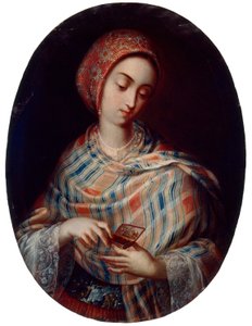 Lady with a Shawl by Juan Rodríguez Juárez