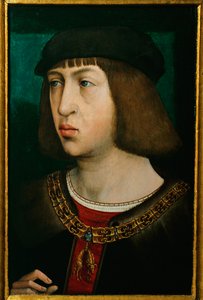 Philip the Handsome, King of Castile, Son of Emperor Maximilian, Father of Emperor Charles V by Juan de (attr. to) Flandes