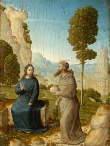 The Temptation of Christ, c.1500/04 by Juan de Flandes