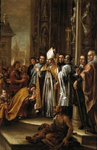 St. Ambrose Absolves Emperor Theodosius, c.1673