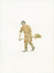 Saxon Farmer, c1066 by Judith Dobie
