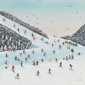 Downhill Run by Judy Joel