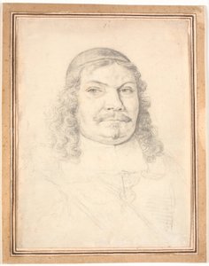 Portrait of the Holstein-Gottorp Chancellor Johan Adolph Kielman von Kielmanseck (1612-1676). Bust Facing Right by Jürgen Ovens