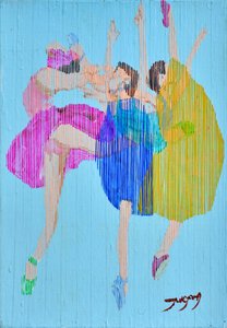 Colorful Dancing Figures