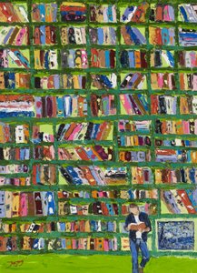 Colorful Library Reader