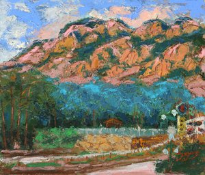 Colorful Mountain Road by Jukyong Park