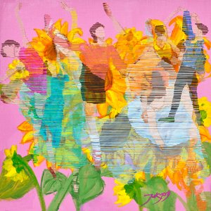 Dancing Sunflowers