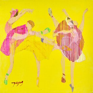 Vibrant Ballet Figures