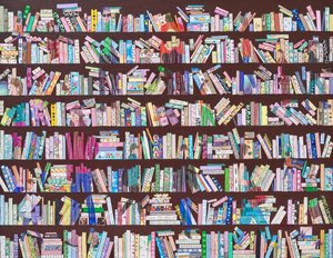 Whimsical Bookshelf Patterns
