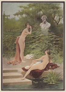 Mockery, Women Bathing by Jules (after) Scalbert