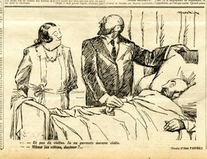 Candide, Satirical in B&W by Jules Abel Faivre