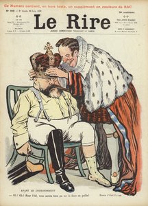 Coronation of King Edward VII, illustration for Le Rire