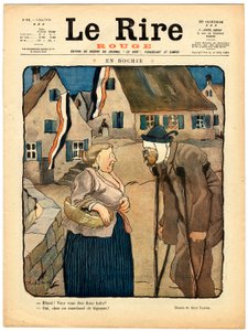 Cover of The Red Laughter, Satirical in Colors by Jules Abel Faivre