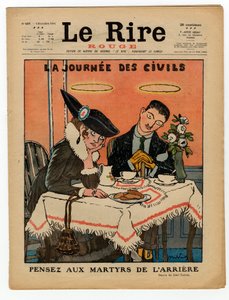 Cover of The Red Laughter, Satirical in Colors by Jules Abel Faivre