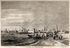 View of Essaouira (formerly Mogador) by Jules Achille Noel