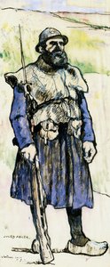 Soldier in Verdun by Jules Adler