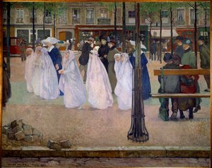 The Communicants or Spring of Paris by Jules Adler