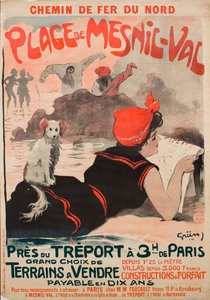 Northern Railway. Mesnil-Val Beach, 1901 by Jules Alexandre Grün