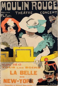 Moulin Rouge. La Belle de New York by Jules Alexandre Grün