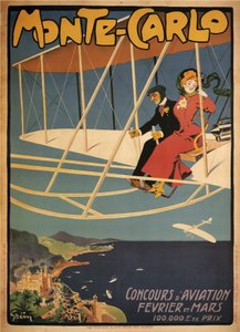 Monte-Carlo Competition Aviation by Jules Alexandre Gruen or Grun