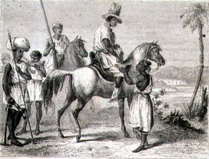Peul and Malinke Indians in Senegal by Jules Antoine (after) Duvaux