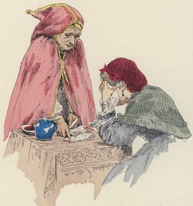 Fortune teller at the fair