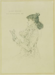 Portrait of Sarah Bernhardt by Jules Bastien Lepage