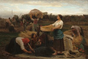 The Colza Harvesting Rapeseed by Jules Breton