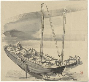 Boats at Grancamp (Calvados)