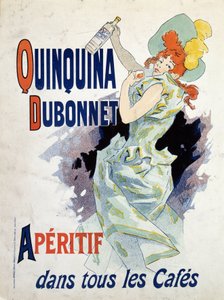 Advertising poster for the Quinquina Dubonnet - by Jules Cheret by Jules Cheret