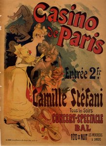 Casino de Paris; Camille Stefani by Jules Cheret