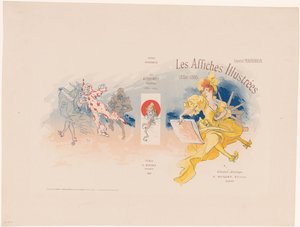 Cover for Les Affiches Illustrées by Ernest Maindron