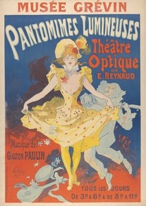 Pantomimes Lumineuses, 1892 by Jules Cheret
