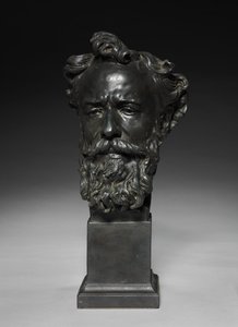 Head of Alphonse Legros, c. 1876 by Jules Dalou