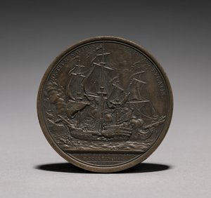 Medal: John Paul Jones Reverse by Jules Dupré