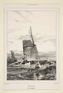 Mill of Sologne by Jules Dupré