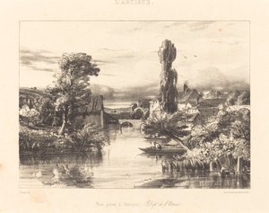 View at Alençon by Jules Dupré