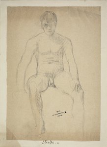 Seated Academic Nude