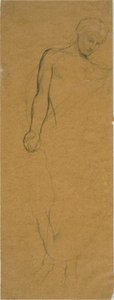 Study of a Standing Draped Figure
