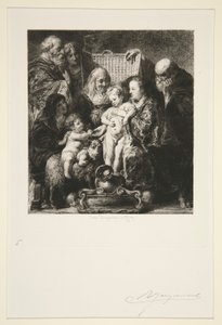 Holy Family by Jules Ferdinand Jacquemart
