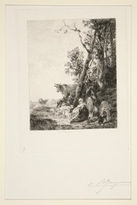 Rest by Jules Ferdinand Jacquemart