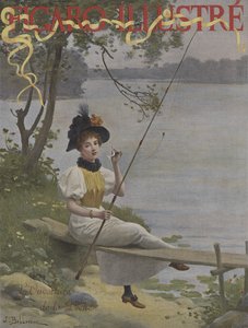 The Opening of the Angling Season (Cover of Le Figaro Illustre, July 1896)