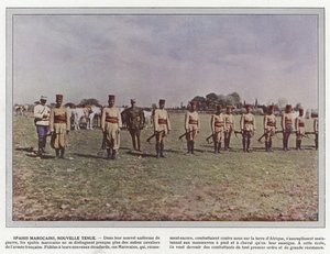 Moroccan Spahis in New Uniform